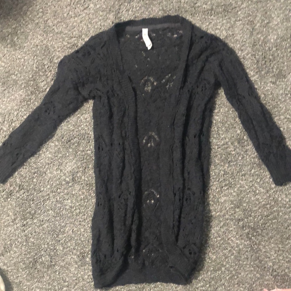 Grey cardigan size large